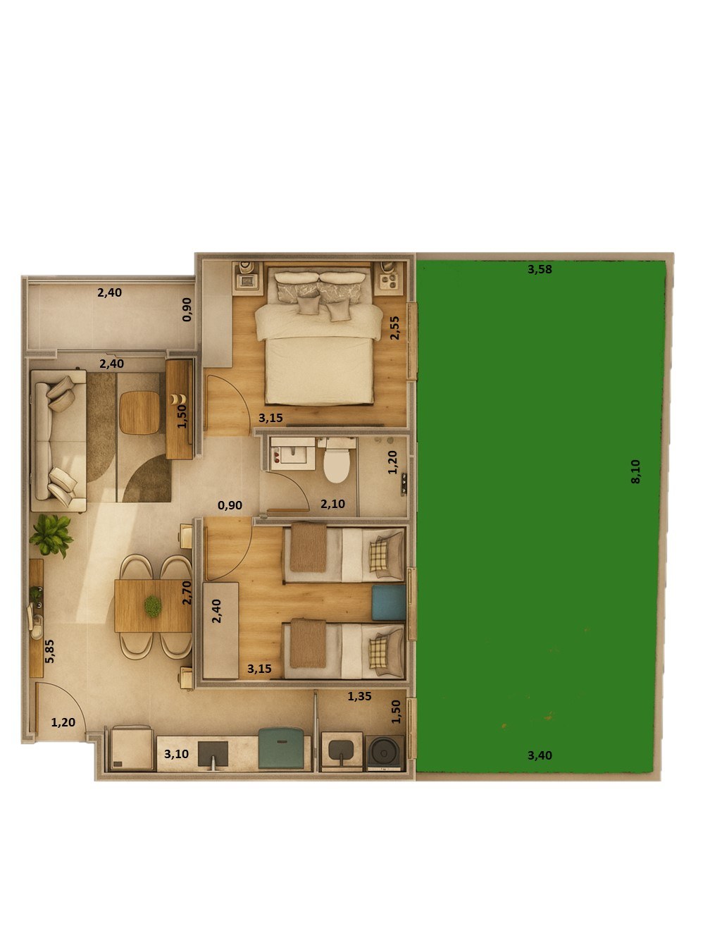 Planta Oregon — Unidade 03