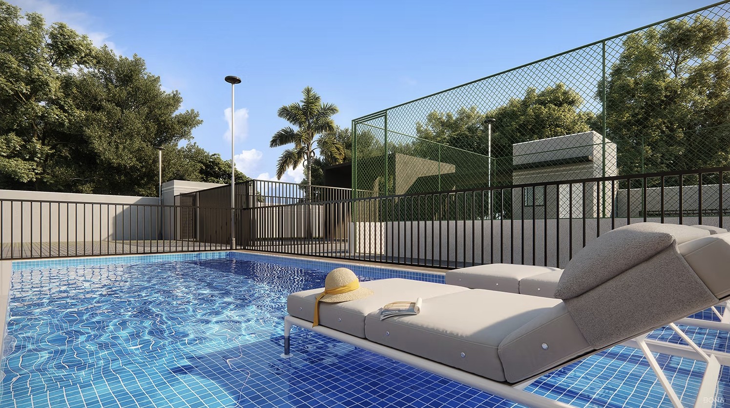 Vista Ipanema Residencial — piscina com deck molhado
